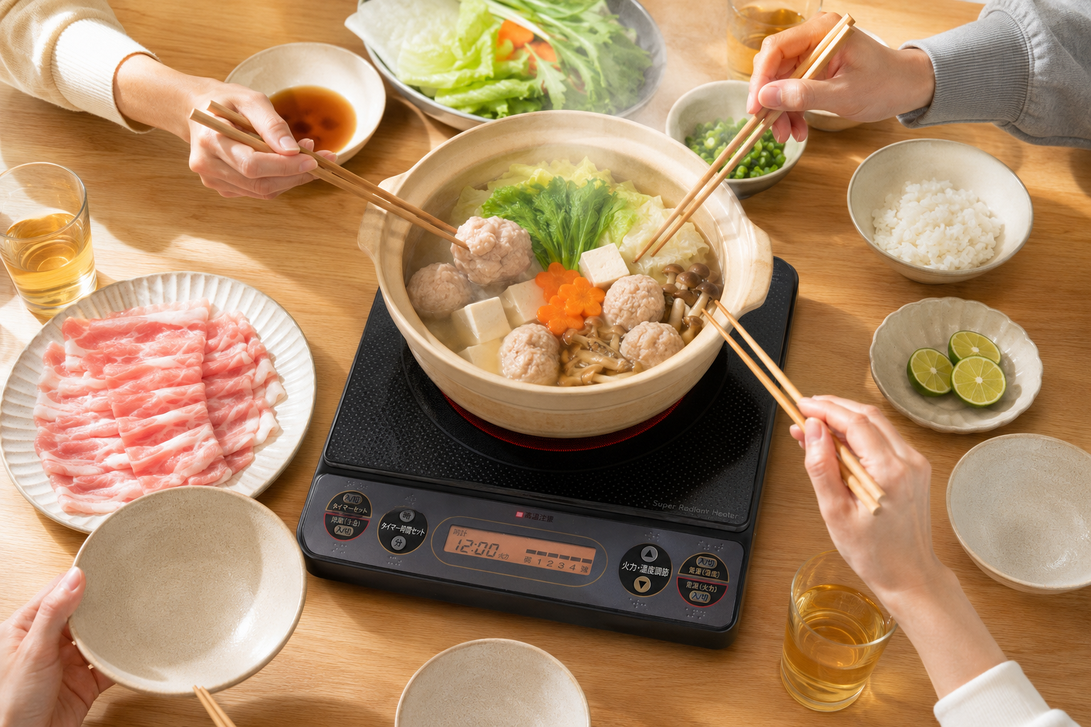 家族で囲む食卓